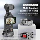 For DJI Osmo Pocket 3 BRDRC Quick Assembly Multi-function Cold Shoe Extension Mount(Dark Grey) - 9