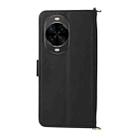 For Huawei nova 14 5G Multifunctional 6-Card Slots Leather Phone Case with Wrist Strap(Black) - 3