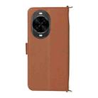 For Huawei nova 14 5G Multifunctional 6-Card Slots Leather Phone Case with Wrist Strap(Brown) - 3
