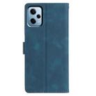 For Redmi Note 12 Pro 5G Triangles Embossed Leather Phone Case(Blue) - 3