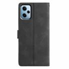 For Redmi Note 12 Pro 5G Triangles Embossed Leather Phone Case(Black) - 3