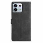 For Redmi Note 13 Pro 5G Triangles Embossed Leather Phone Case(Black) - 3