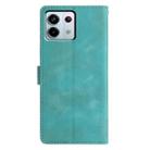 For Redmi Note 13 Pro 5G Triangles Embossed Leather Phone Case(Green) - 3