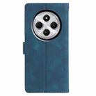 For Redmi 14C 4G / A3 Pro 4G Triangles Embossed Leather Phone Case(Blue) - 3