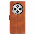 For Redmi 14C 4G / A3 Pro 4G Triangles Embossed Leather Phone Case(Brown) - 3