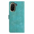 For Redmi A5 4G 171.7mm Triangles Embossed Leather Phone Case(Green) - 3
