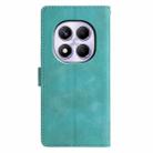 For Redmi Note 14 Pro 5G Triangles Embossed Leather Phone Case(Green) - 3