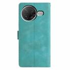 For Redmi K80 / K80 Pro Triangles Embossed Leather Phone Case(Green) - 3