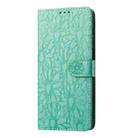 For Honor 200 Daisy Embossed Leather Phone Case(Green) - 2