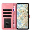 For Google Pixel 9a Daisy Embossed Leather Phone Case(Pink) - 3