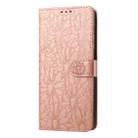 For Redmi 13C 4G Daisy Embossed Leather Phone Case(Rose Gold) - 2