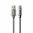 WK WDC-63a 66W USB to Type-C Fast Charging Data Cable, Length: 1.2m(Grey) - 1