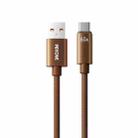 WK WDC-63a 66W USB to Type-C Fast Charging Data Cable, Length: 1.2m(Brown) - 1