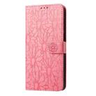 For iPhone SE 2022 / SE 2020 / 8 / 7 Daisy Embossed Leather Phone Case(Pink) - 2