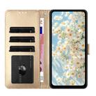 For iPhone SE 2022 / SE 2020 / 8 / 7 Daisy Embossed Leather Phone Case(Gold) - 3