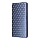For Huawei Enjoy 80 4G Cubic Grid Texture Flip Leather Phone Case(Blue) - 2