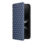 For Huawei nova 14 5G Cubic Grid Texture Flip Leather Phone Case(Blue) - 2