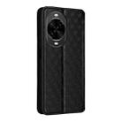 For Huawei nova 14 Pro 5G Cubic Grid Texture Flip Leather Phone Case(Black) - 3