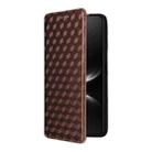 For Huawei nova 14 Pro 5G Cubic Grid Texture Flip Leather Phone Case(Brown) - 2