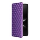 For Huawei nova 14 Ultra 5G Cubic Grid Texture Flip Leather Phone Case(Purple) - 2
