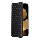 For Huawei Pura 80 Ultra 5G Cubic Grid Texture Flip Leather Phone Case(Black) - 2