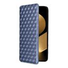 For Huawei Pura 80 Ultra 5G Cubic Grid Texture Flip Leather Phone Case(Blue) - 2