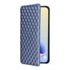 For Huawei Pura 80 5G Cubic Grid Texture Flip Leather Phone Case(Blue) - 2