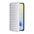 For Huawei Pura 80 5G Cubic Grid Texture Flip Leather Phone Case(Silver) - 2