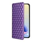 For Huawei Pura 80 5G Cubic Grid Texture Flip Leather Phone Case(Purple) - 2