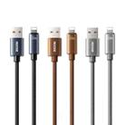 WK WDC-63i 12W USB to 8 Pin Fast Charging Data Cable, Length: 1.2m(Black) - 2