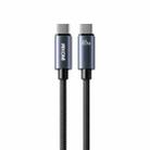 WK WDC-64 PD65W Type-C to Type-C Fast Charging Data Cable, Length: 1.2m(Black) - 1