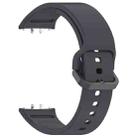 For Samsung Galaxy Fit 4 / 3 xDfind Solid Color Colorful Buckle Silicone Watch Band(Gray) - 3