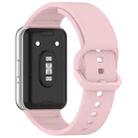 For Samsung Galaxy Fit 4 / 3 xDfind Solid Color Colorful Buckle Silicone Watch Band(Pink) - 2