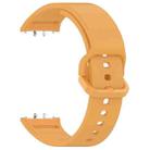 For Samsung Galaxy Fit 4 / 3 xDfind Solid Color Colorful Buckle Silicone Watch Band(Yellow) - 3