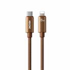 WK WDC-65 PD35W Type-C to 8 Pin Fast Charging Data Cable, Length: 1.2m(Brown) - 1