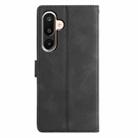For Samsung Galaxy M16 5G Triangles Embossed Leather Phone Case(Black) - 3