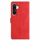 For Samsung Galaxy M16 5G Triangles Embossed Leather Phone Case(Red) - 3