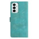 For Samsung Galaxy M52 Triangles Embossed Leather Phone Case(Green) - 3