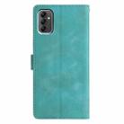 For Samsung Galaxy A13 5G Triangles Embossed Leather Phone Case(Green) - 3