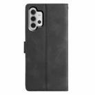 For Samsung Galaxy A32 5G Triangles Embossed Leather Phone Case(Black) - 3