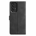 For Samsung Galaxy A53 Triangles Embossed Leather Phone Case(Black) - 3