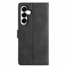 For Samsung Galaxy A17 Triangles Embossed Leather Phone Case(Black) - 3