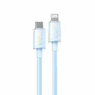WK WDC-73 PD30W Type-C to 8 Pin Fast Charging Data Cable, Length: 1.2m(Blue) - 1