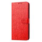 For Samsung Galaxy S24 Ultra 5G Daisy Embossed Leather Phone Case(Red) - 2