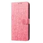 For Samsung Galaxy S23 Ultra 5G Daisy Embossed Leather Phone Case(Pink) - 2