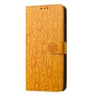 For Samsung Galaxy S23 5G Daisy Embossed Leather Phone Case(Yellow) - 2