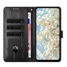 For Samsung Galaxy S21 Ultra 5G Daisy Embossed Leather Phone Case(Black) - 3