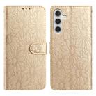 For Samsung Galaxy A26 5G Daisy Embossed Leather Phone Case(Gold) - 1