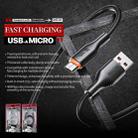 WK WDC-91m 12W USB to Micro USB Silicone Data Cable, Length: 1.2m(White) - 3