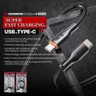 WK WDC-93 65W Type-C to Type-C Silicone Data Cable, Length: 1.2m(White) - 3